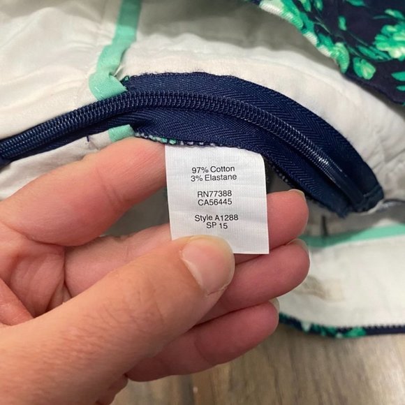 NWT J. Crew 4" Printed Stretch Chino Short Size 0 - Picture 4 of 9